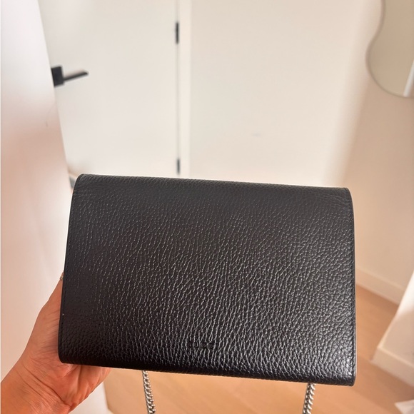 Gucci Dionysus chain wallet in black